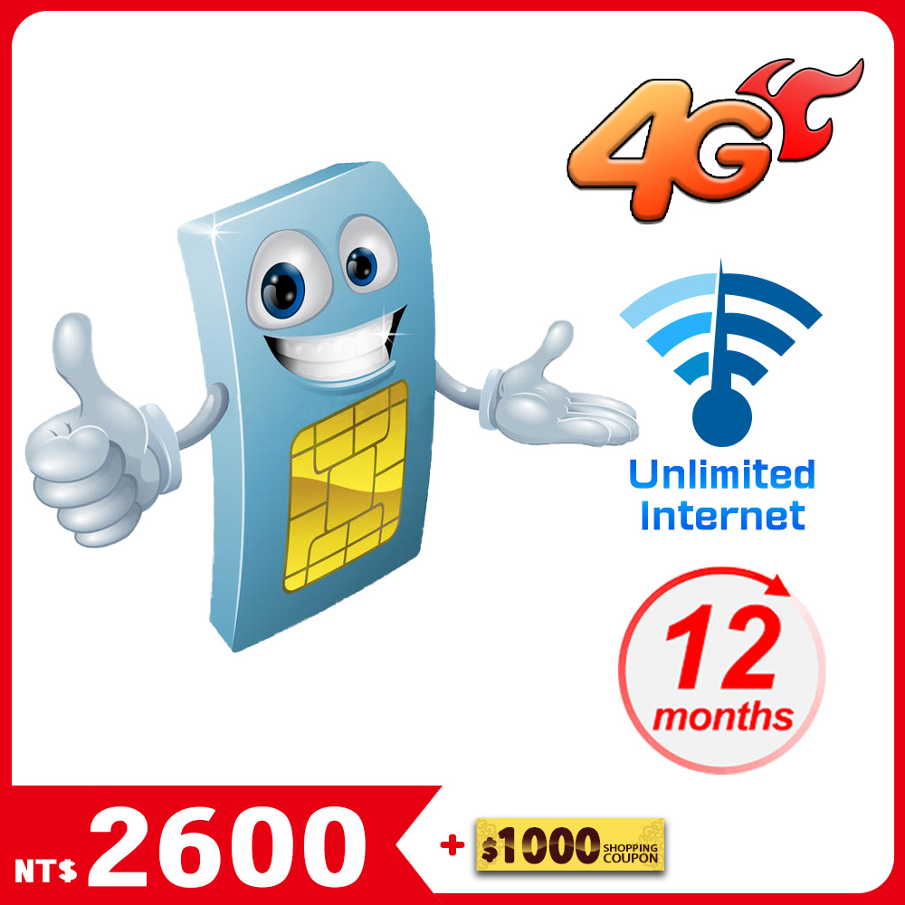 OK 4G LTE Internet Unlimited Sim Card